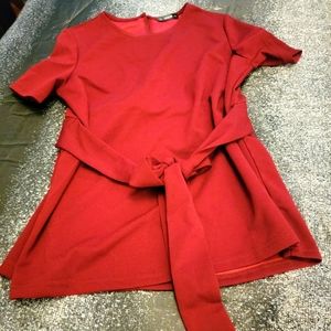 Shein top. Cute tie front